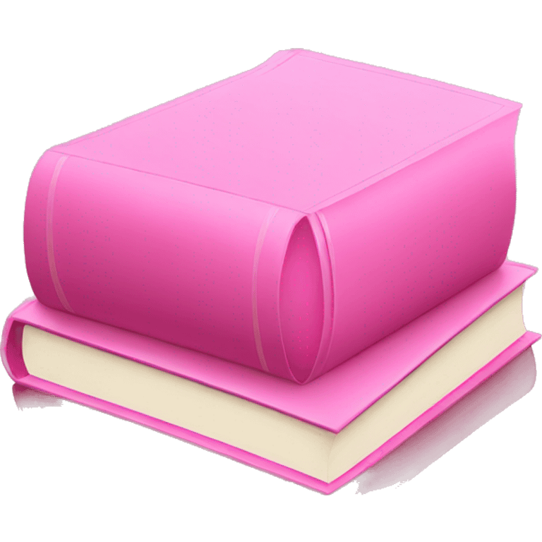 Pink book emoji