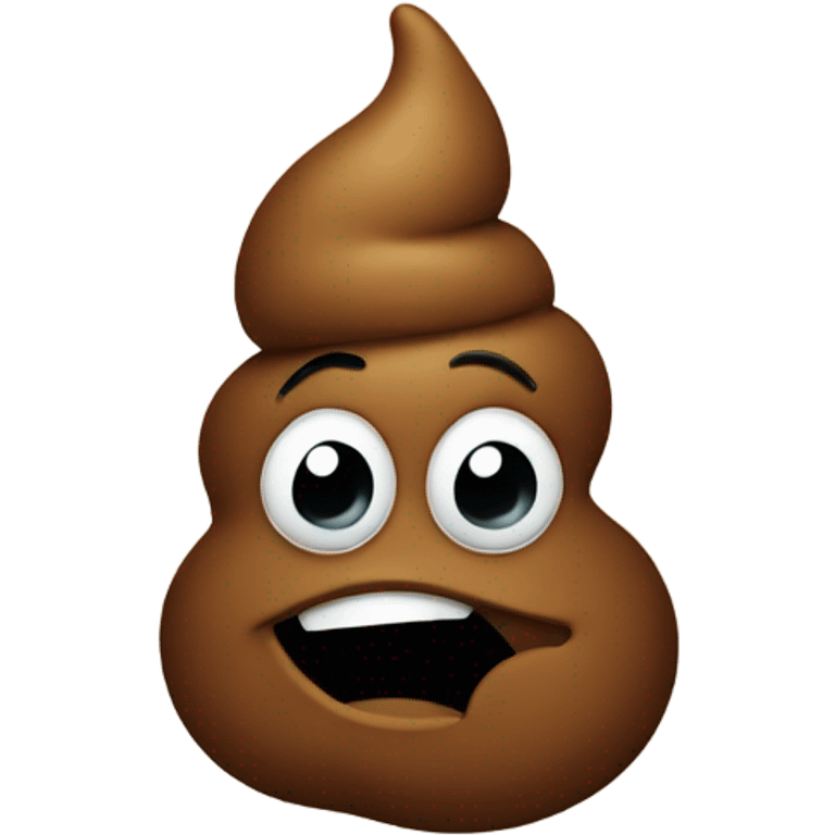 Poop emoji with mom sign  emoji