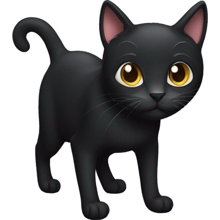 Black cat emoji