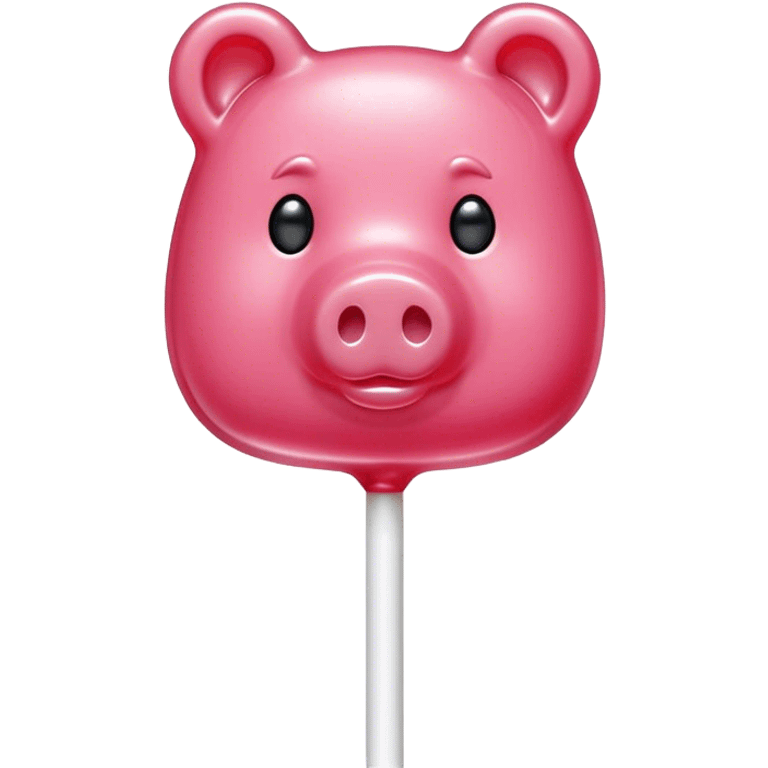 pink spam gummy bear pig lollipop  emoji