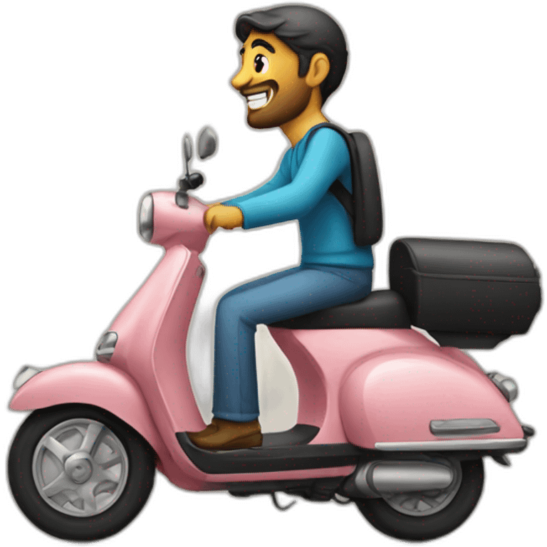 Lebanese on a scooter emoji