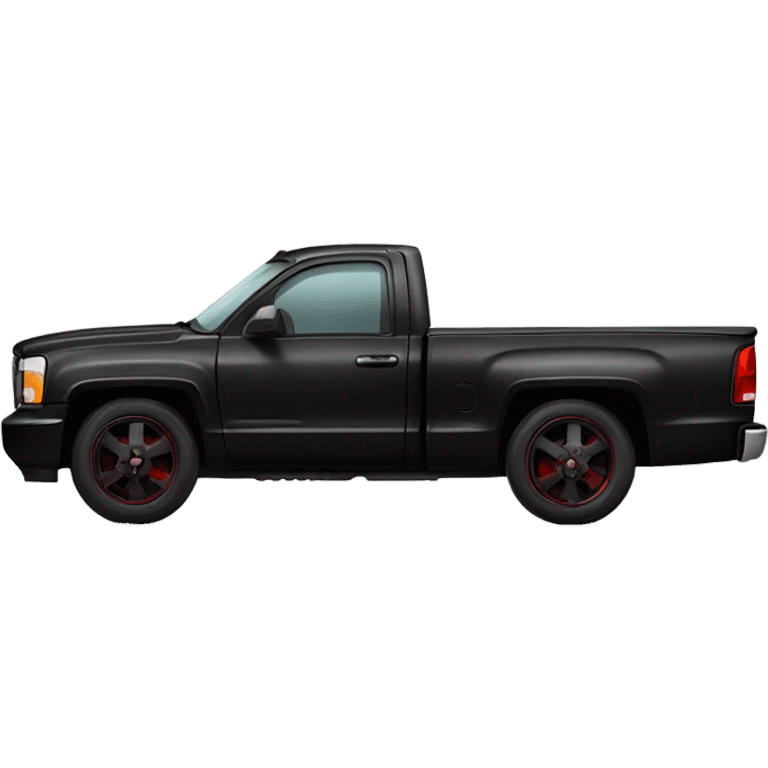 Gothic pickup truck gmc blood emoji