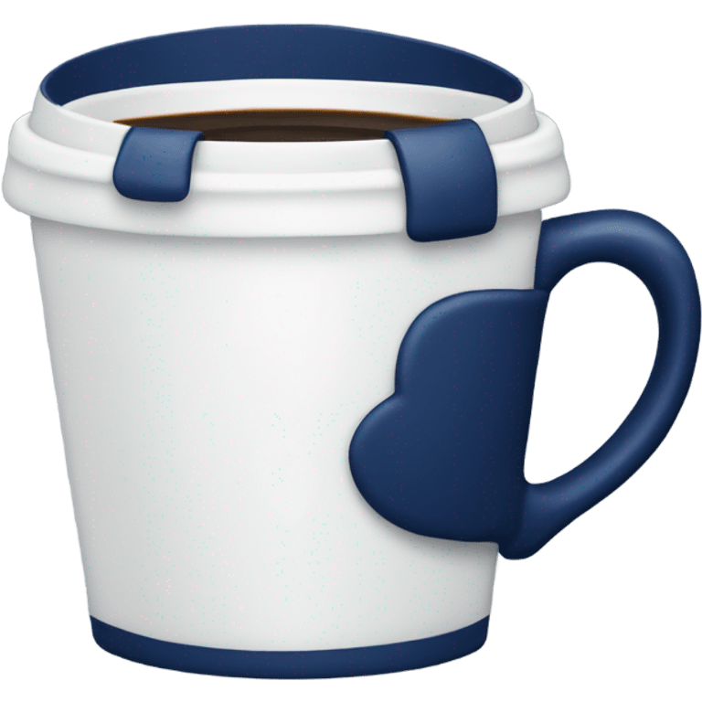 navi blue coffee cup emoji