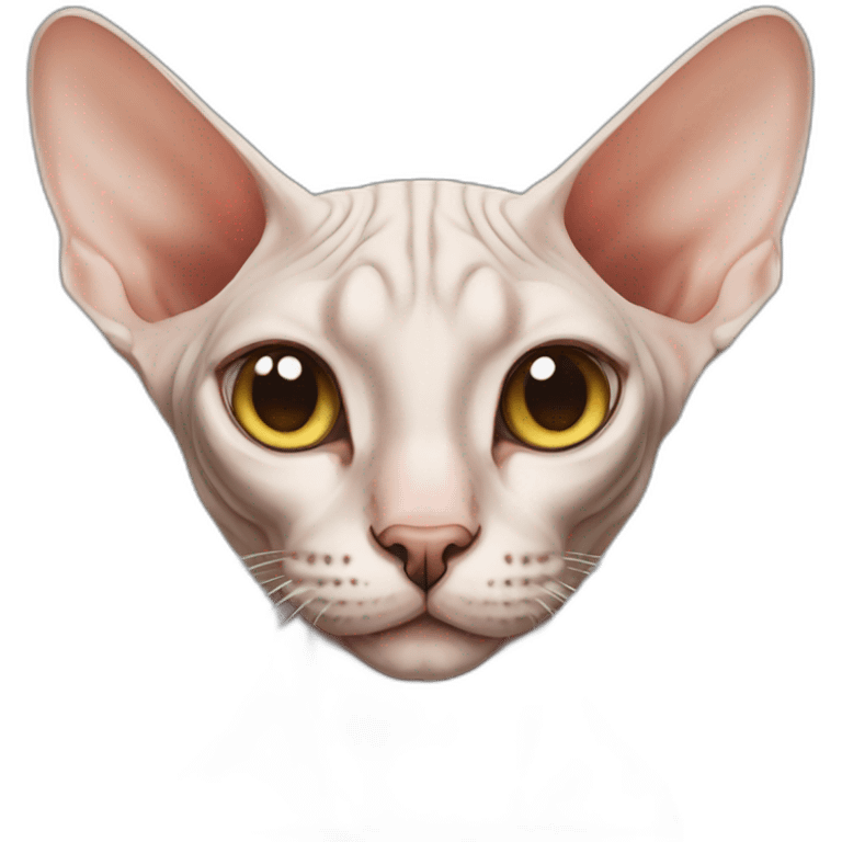 cat sphynx emoji