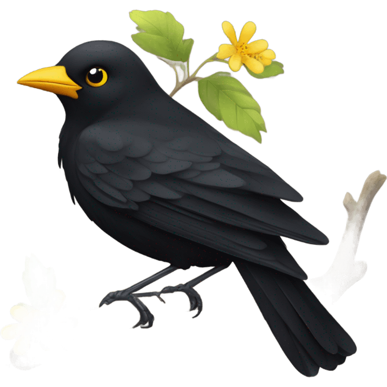 blackbird emoji