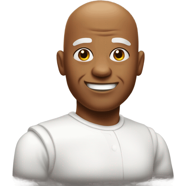 Black mr clean emoji