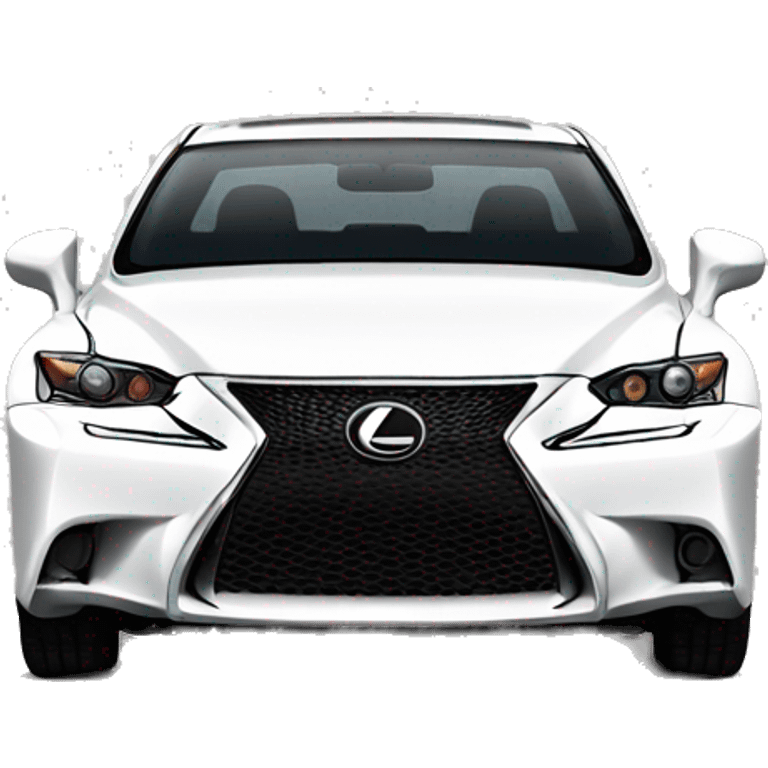 Lexus is200 white emoji