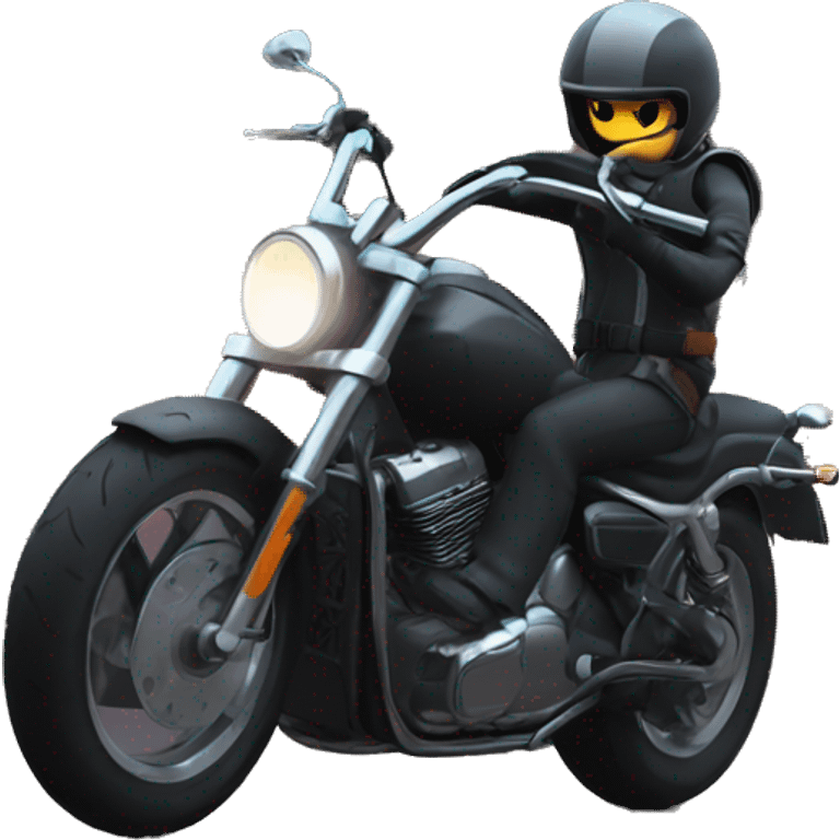 Bullet bike emoji night speed animation  emoji