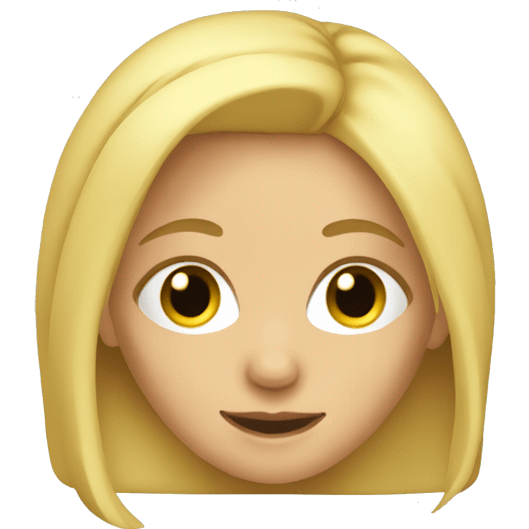 blonde girl in a car  emoji