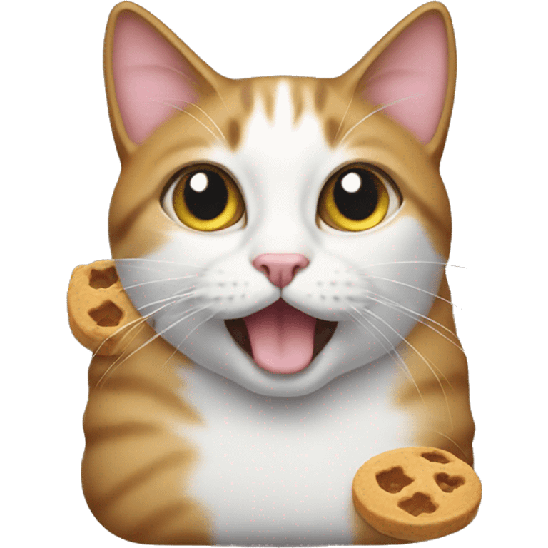 Cat bag of treats emoji