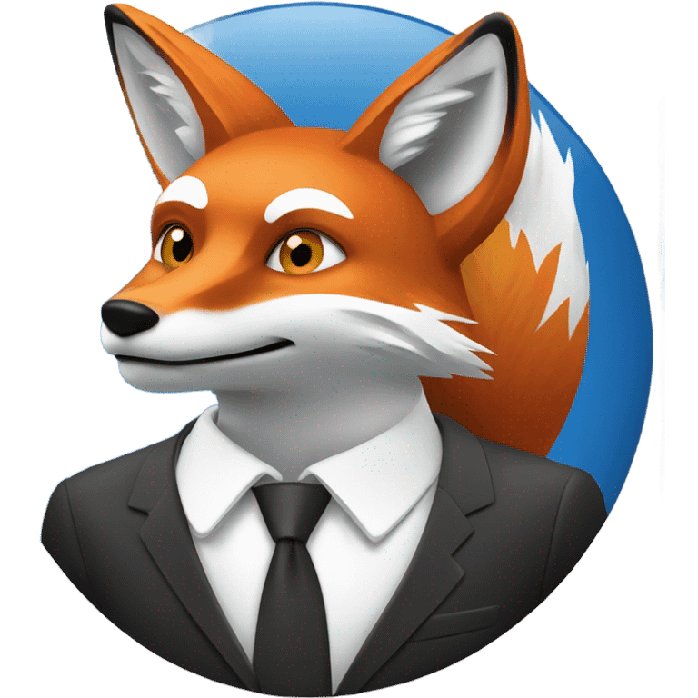 Fox on top of MSNBC peacock logo emoji