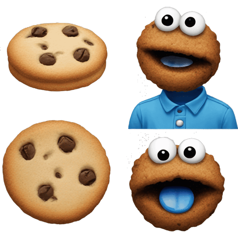 Cookie monster emoji