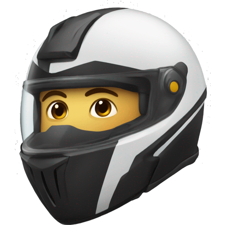 capacete de moto emoji