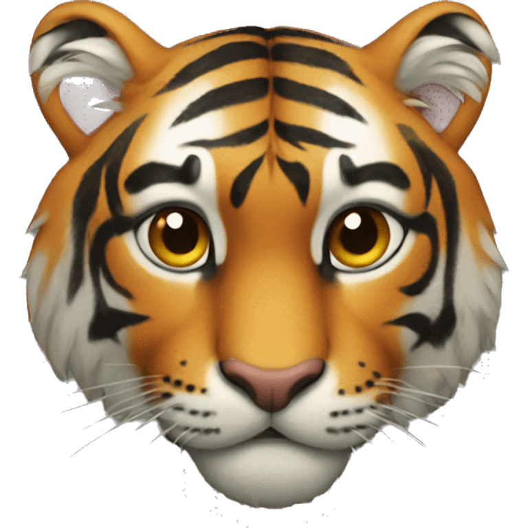 Tiger heart emoji