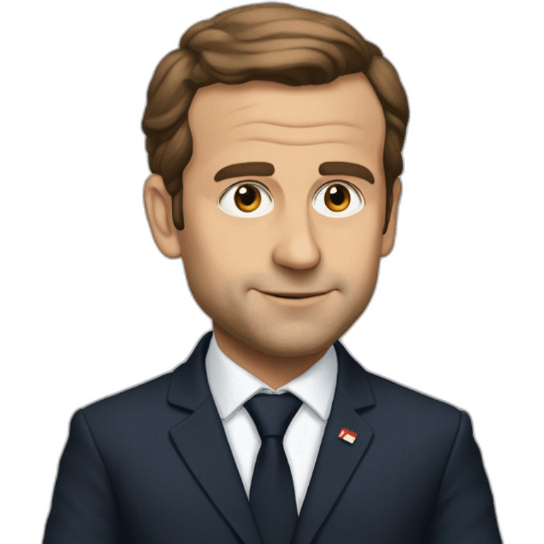 Macron fait dodo emoji