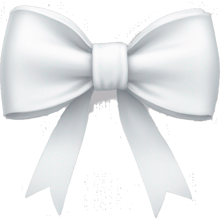 white bow emoji