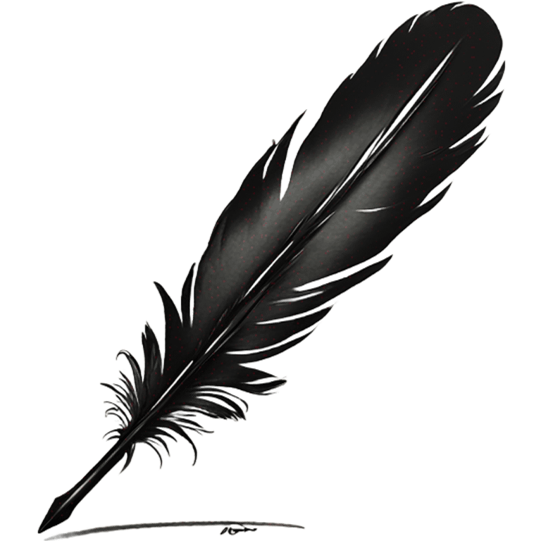 feather pen and ink emoji