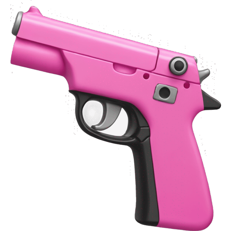 pink toy gun emoji