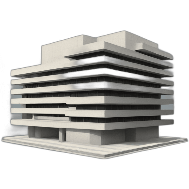 Brutalist architecture emoji