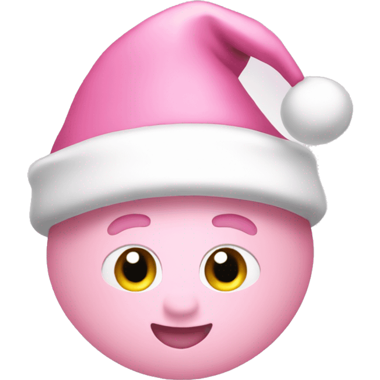 light pink santa hat emoji