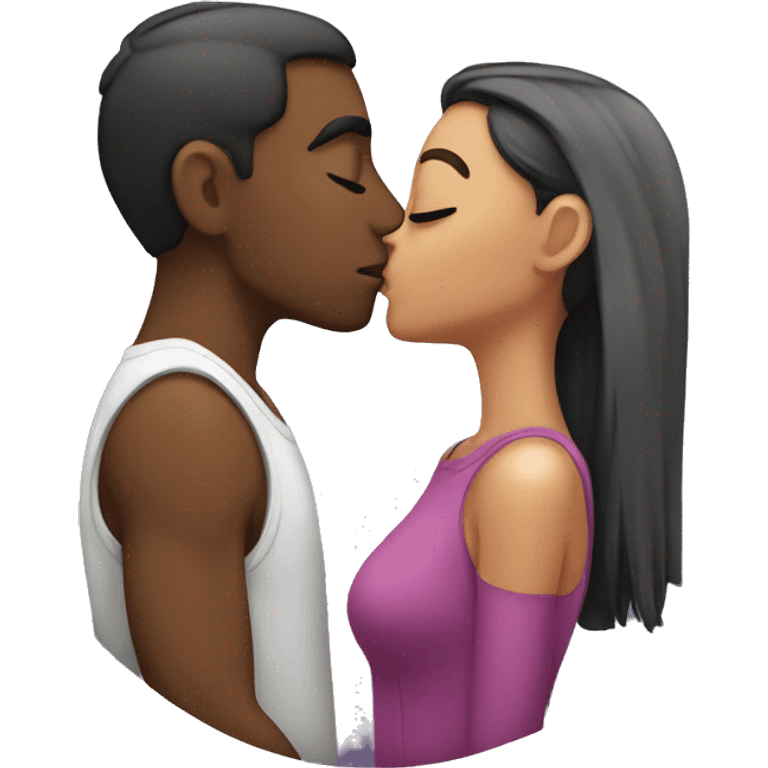 bf gf kissing emoji