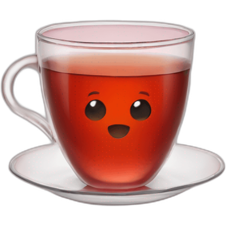 Buble tea red emoji