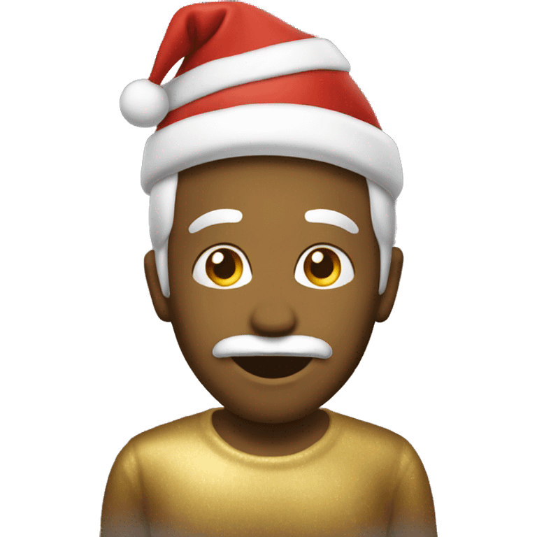 Gold Christmas  emoji