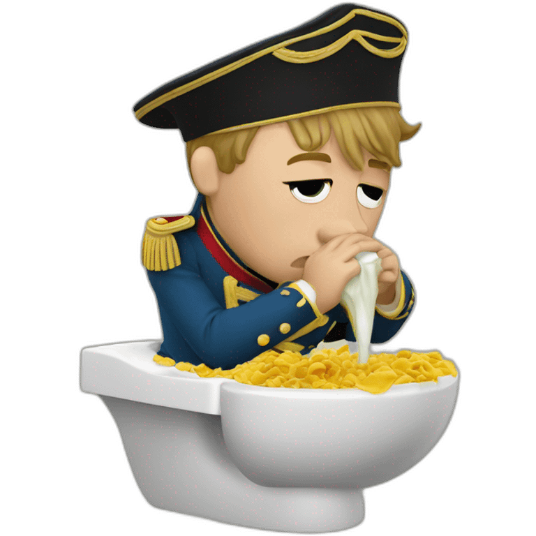 Napoleon vomiting emoji