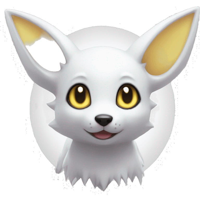 Shiny White Albino Umbreon  emoji