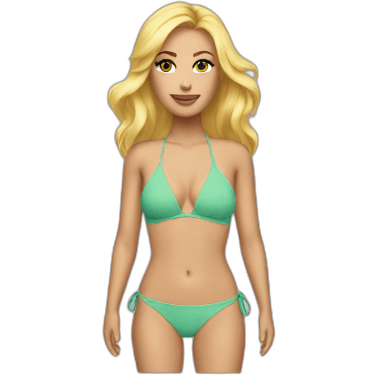 Hot trump blonde swim suit emoji