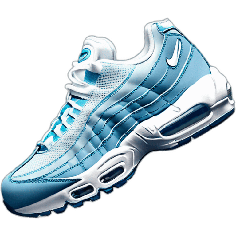 Nike air max 95 bleu ciel emoji