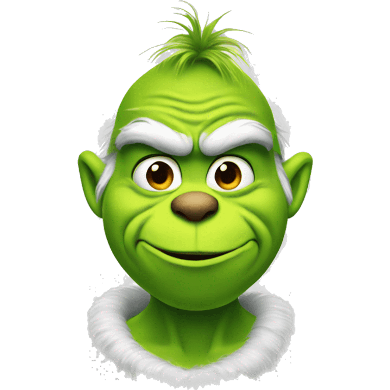 Grinch green emoji