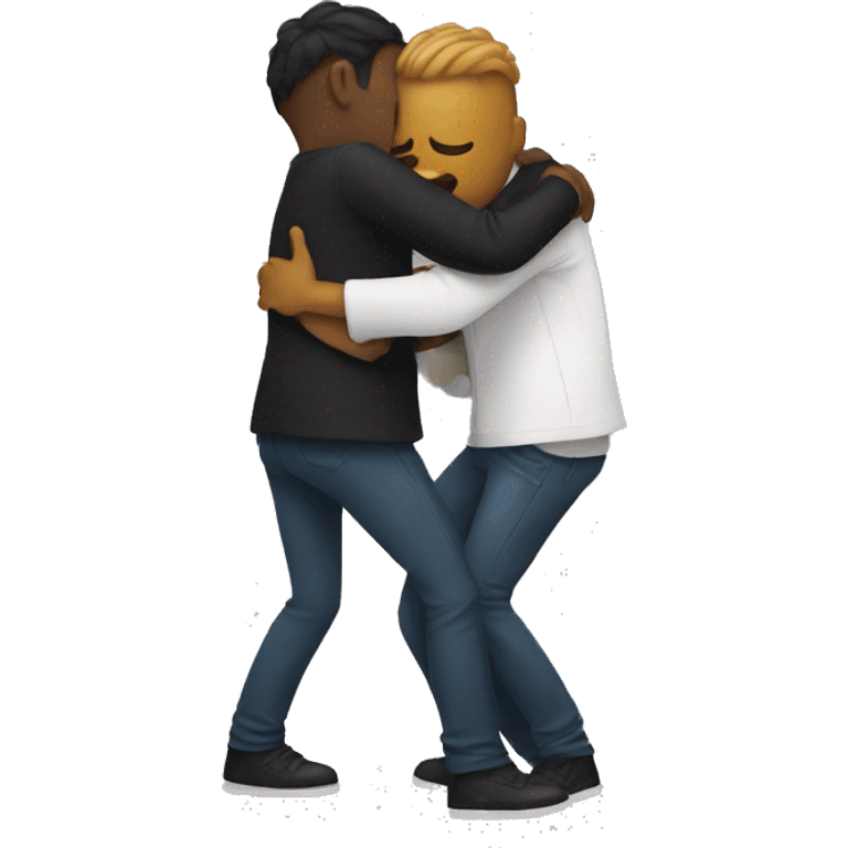 Musicians hugging emoji