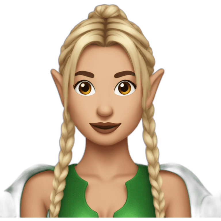 hailey bieber elf emoji