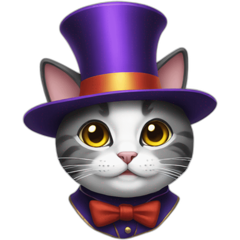 Magician cat emoji