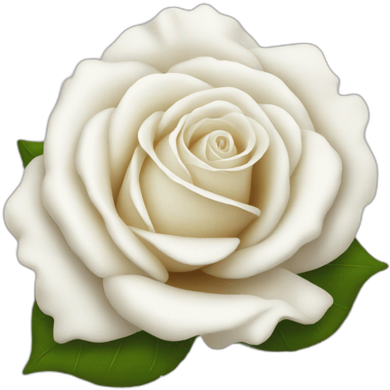 white rose  emoji