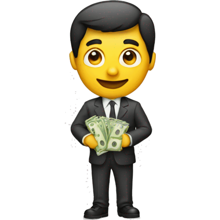 A man with money  emoji