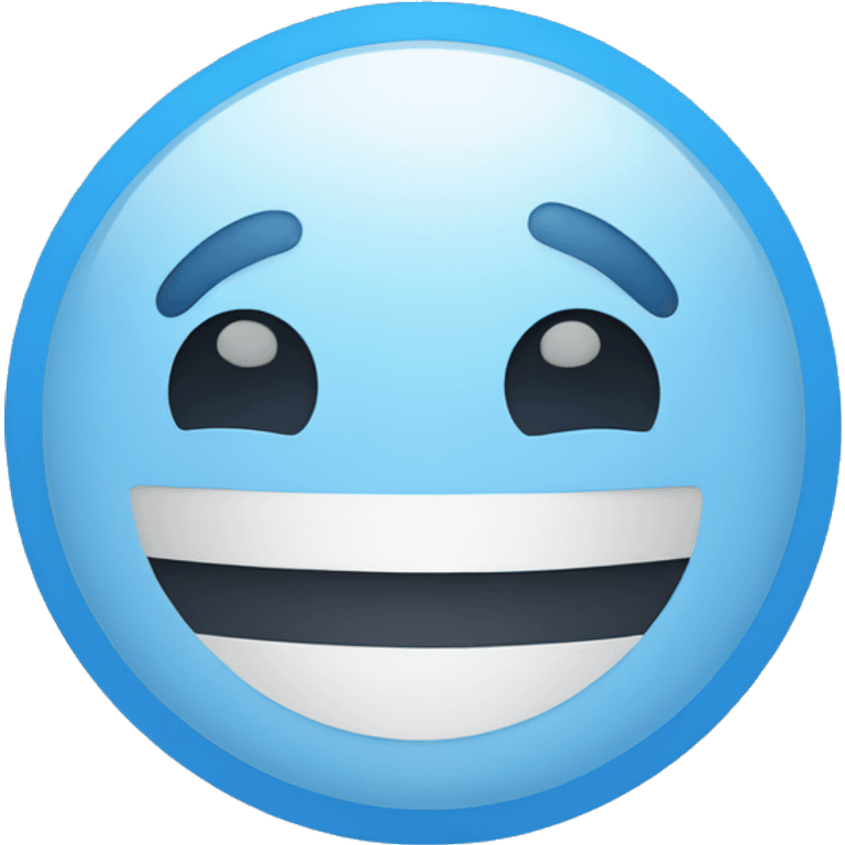 blue circle with white tick symble in the middle emoji