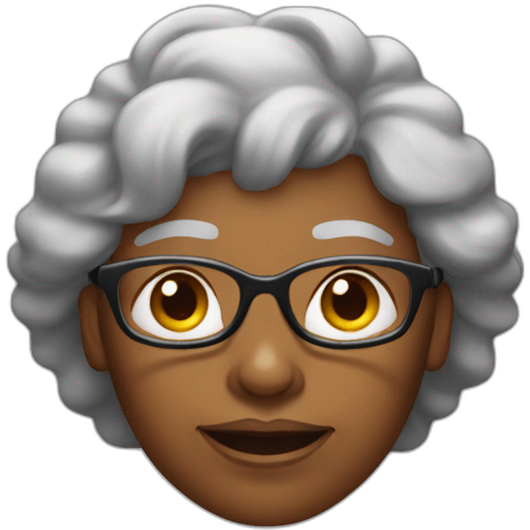 black grandma with saggy bosom emoji