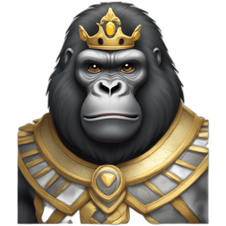 Silverback Gorilla King emoji