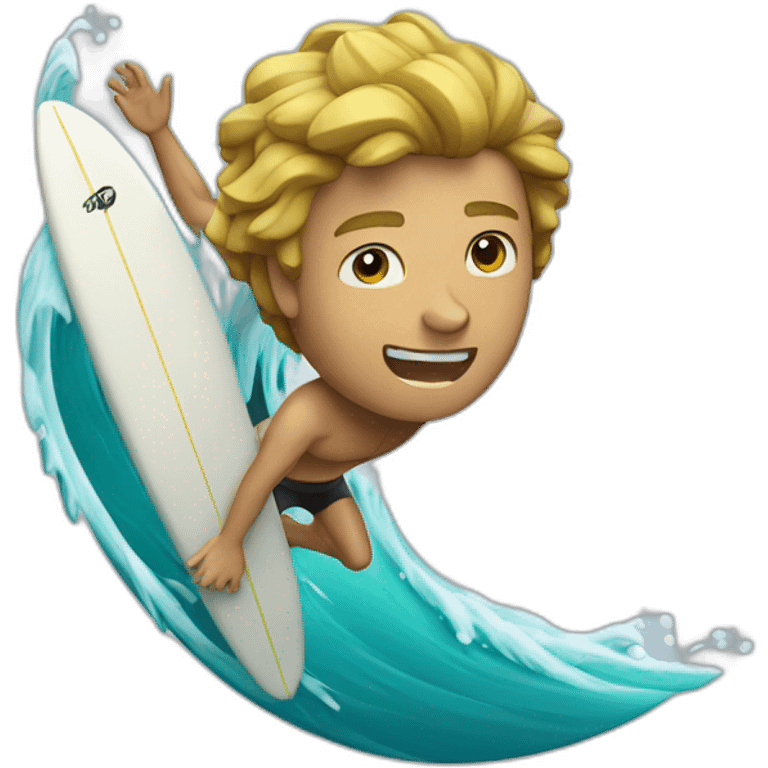 big wave surfer emoji