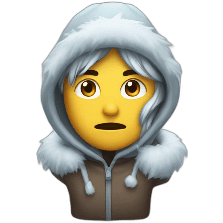 freezing cold emoji