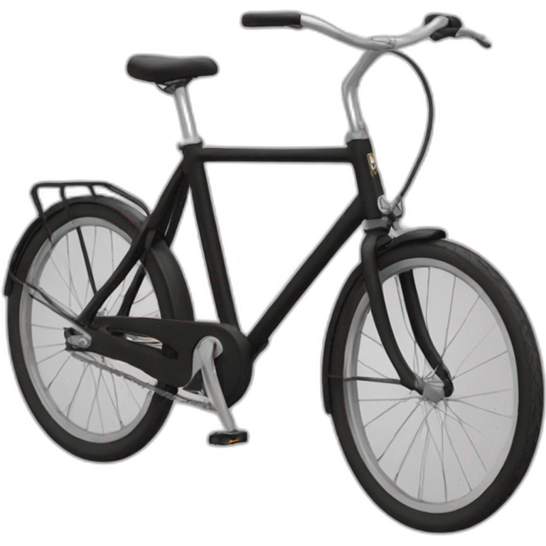 Netherlands bike black emoji