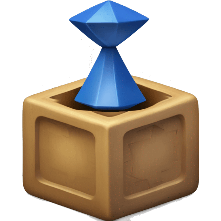 Jewish dreidel a four-sided spinning top, played during the Jewish holiday of Hanukkah emoji