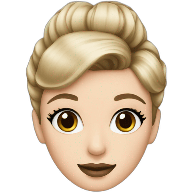 Audrey hepburn with blonde hair emoji