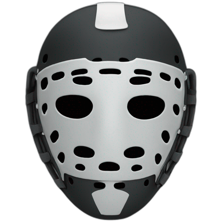 Black hockey mask  emoji