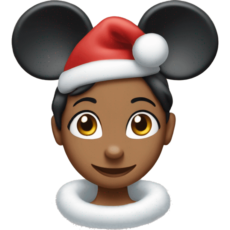 Minny mouse Christmas  emoji