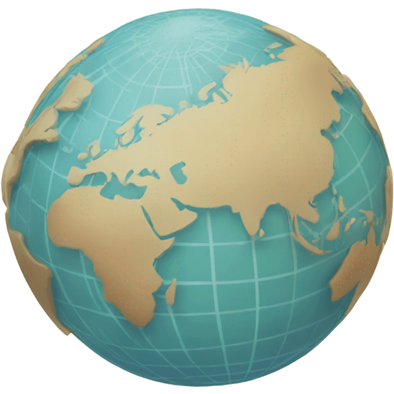 A globe with highlighted countries or a passport-style stamp emoji