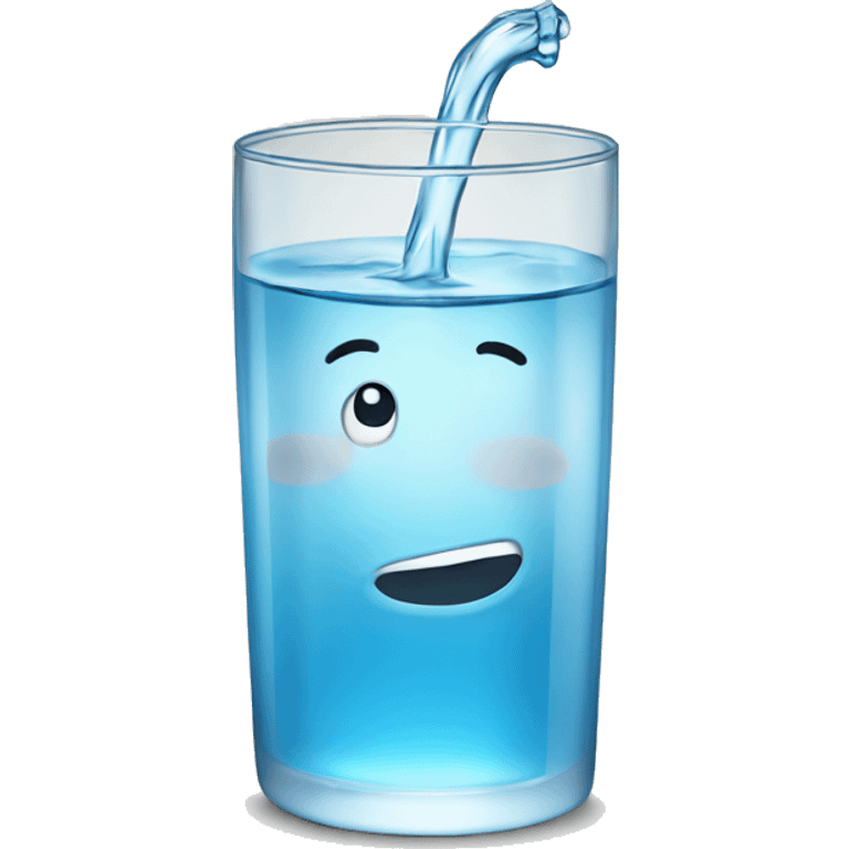 Glass of water emoji