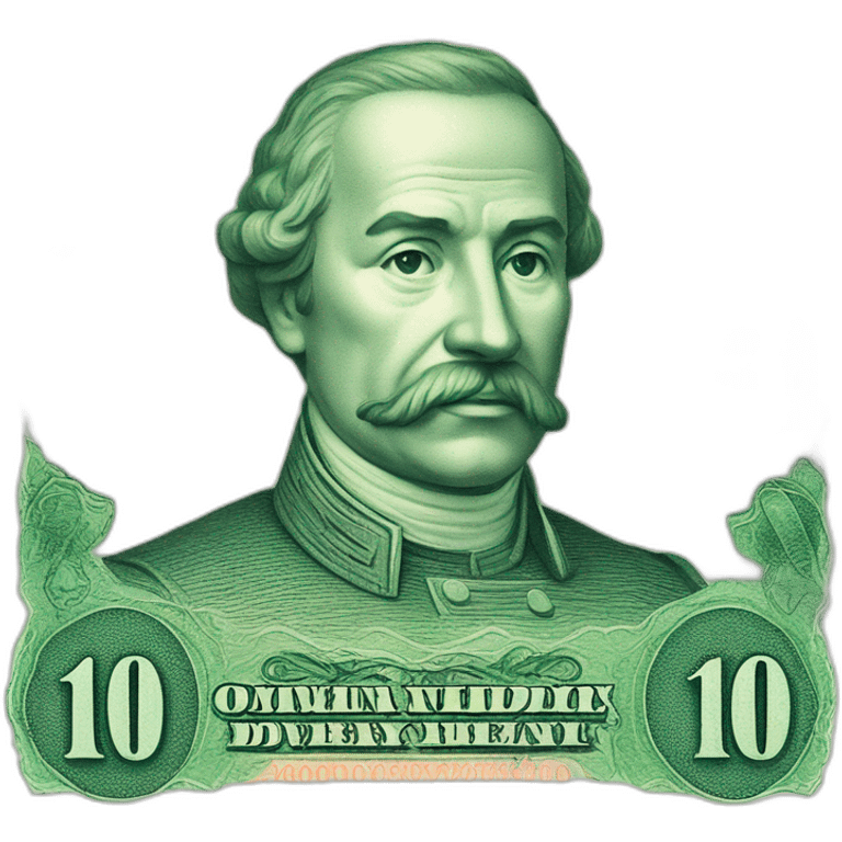 100 rubles banknote emoji